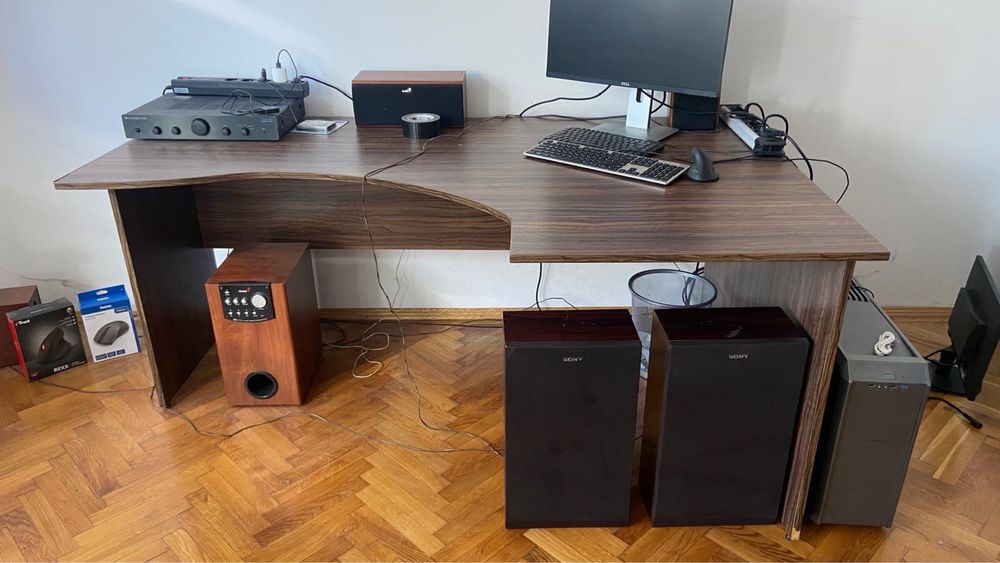Vand birou coltar 180x110