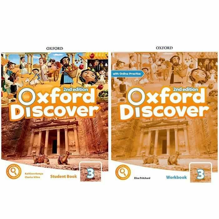 Доставка. Oxford discover 2nd edition 1-6 часть, student book+workbook