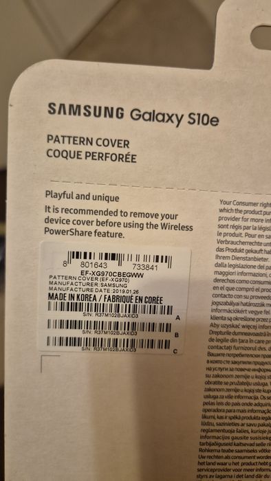 Husa telefon Samsung s10e / s24