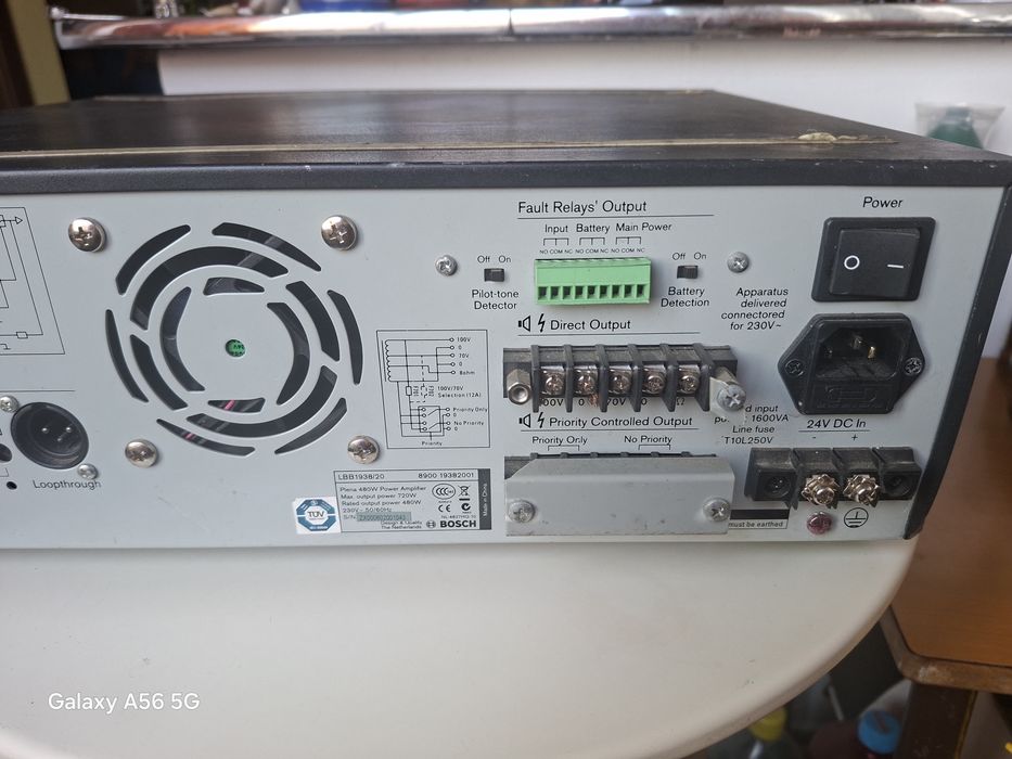 Vand amplificator bosh pleba 480 w