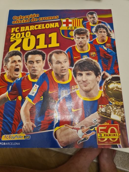 Album Panini Barcelona 2010/2011,lipsa 4 stickere.