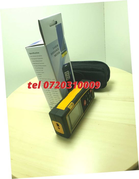 Telemetru Laser Cu Display 40m Multi Functie