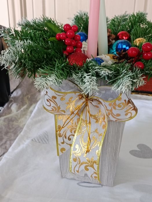 Новогодние подсвечники