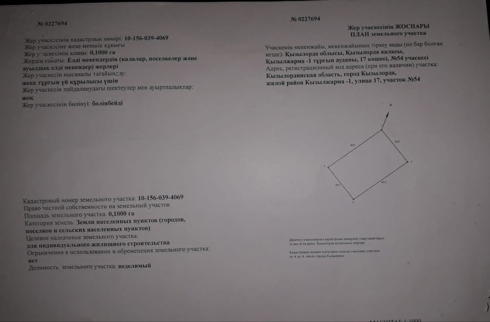 Жер Кызылжармада