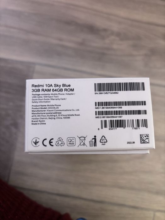 Продам Redmi 10A