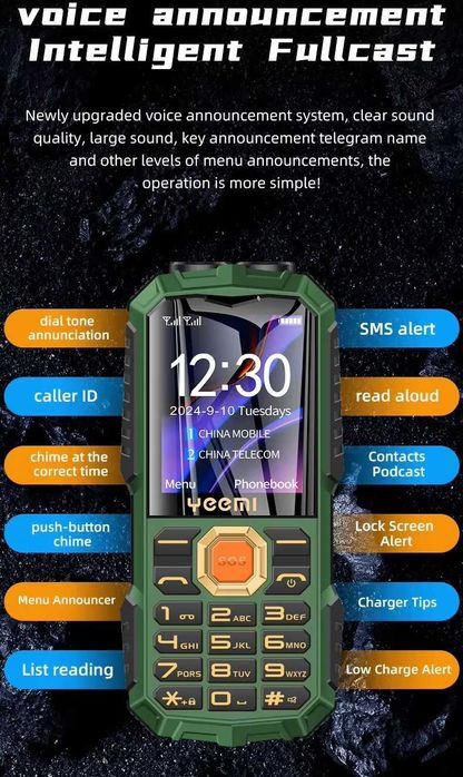 Телефон удароустойчив водоустойчив възрастни стари хора българско меню