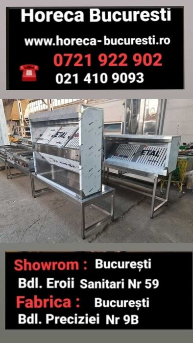 HOTA inox Perete FABRICA / Hota Inox Centru / Hota inox Snack Block