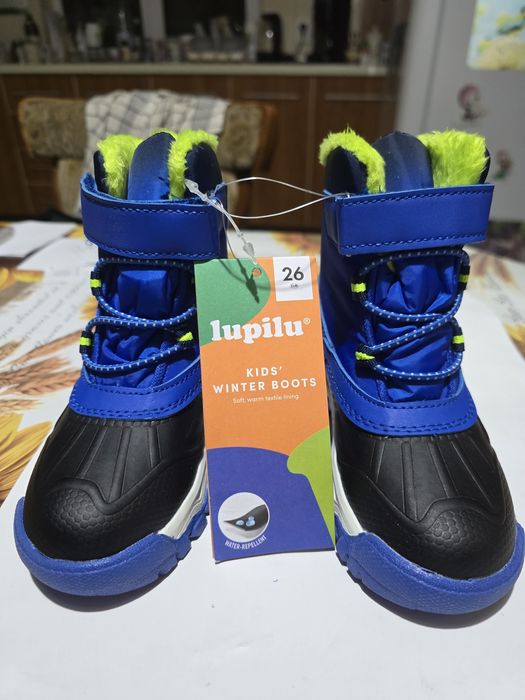 2 perechi cizme băieti 26 si 28 "Lupilu"