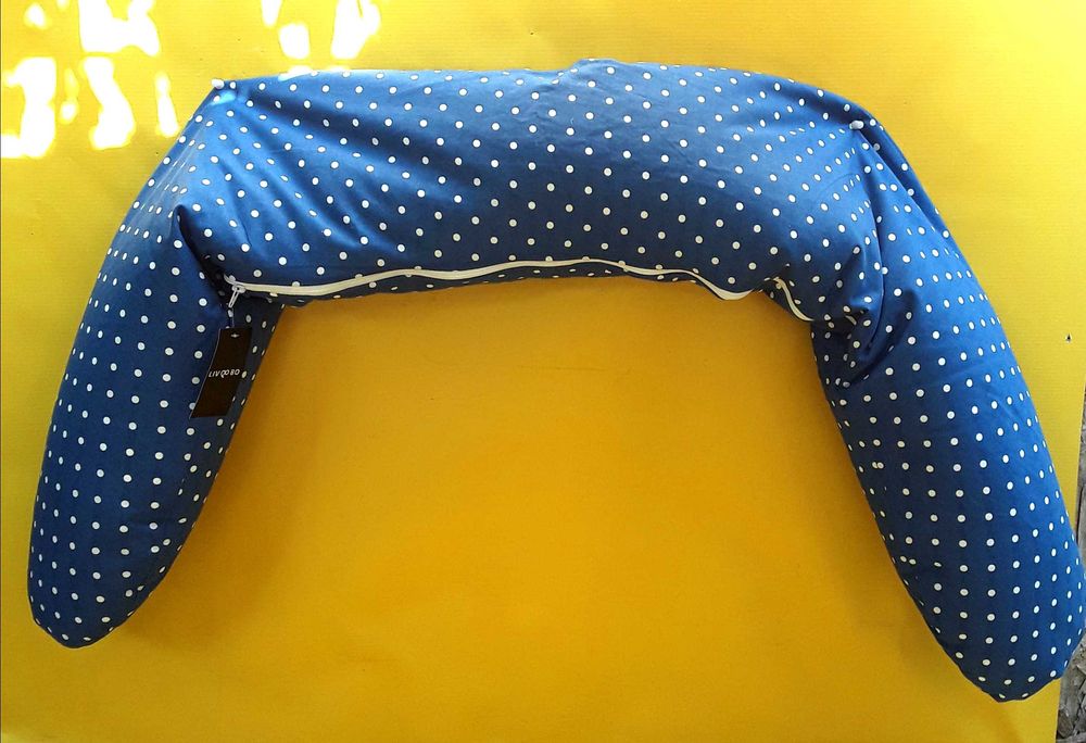 Pernă multifunctionala 20 x 140 Cm cu husă detesabila din bumbac bio