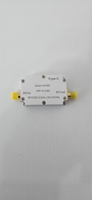 Amplificator LNA RF 1-2000MHz | Gain 60dB | Ham Radio, SDR, GPS, ADS-B