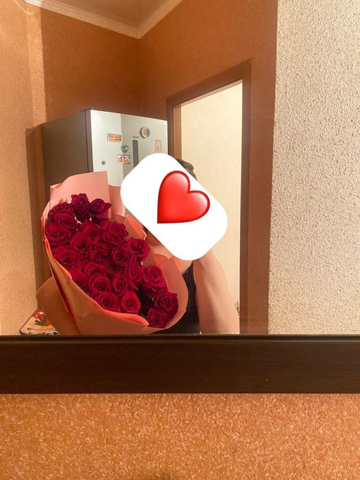 Метровые розы 25 шт