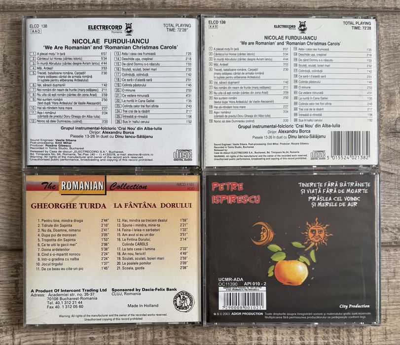 Pachet 6 - 16 cd-uri cu muzica romaneasca