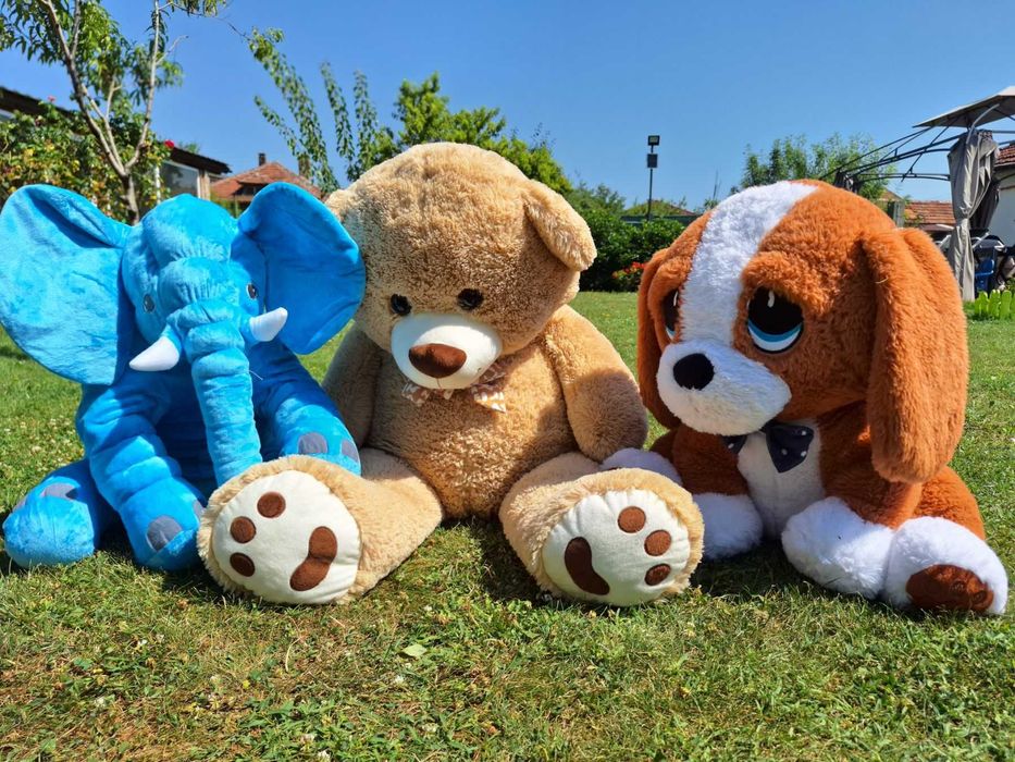 Големи Плюшени играчки, Плюшено мече, Плюшен Слон, Плюшено Мече