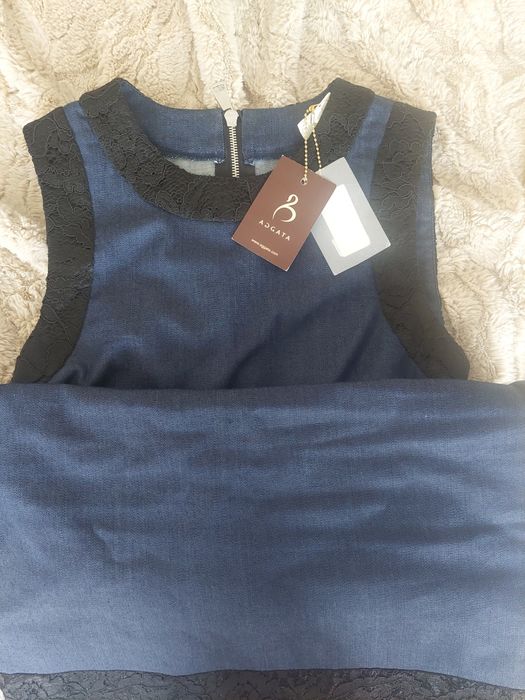 Дамска дънкова рокля Aggata