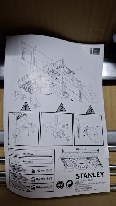 Stanley  Трион дърводелски комплект с герунг 560 мм 1-20-800