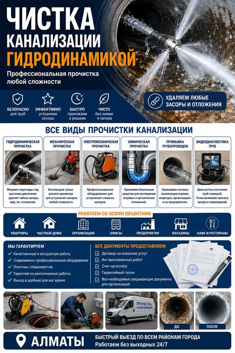 Чистка канализации