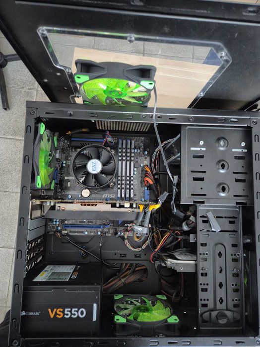 Геймърски компютър, инсталиран и готов за ползване!