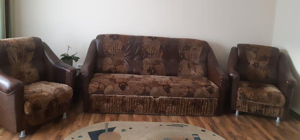 Canapea și fotolii extensibile (partea extensibilă Relaxa)a