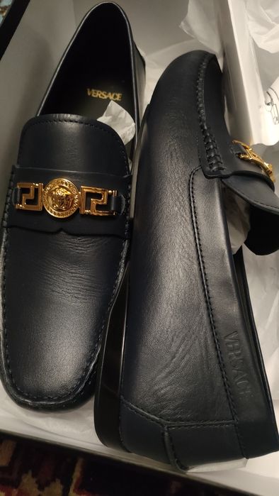 Vand pantofi Versace marimea 45, noi, originali mocasini Medusa pantof