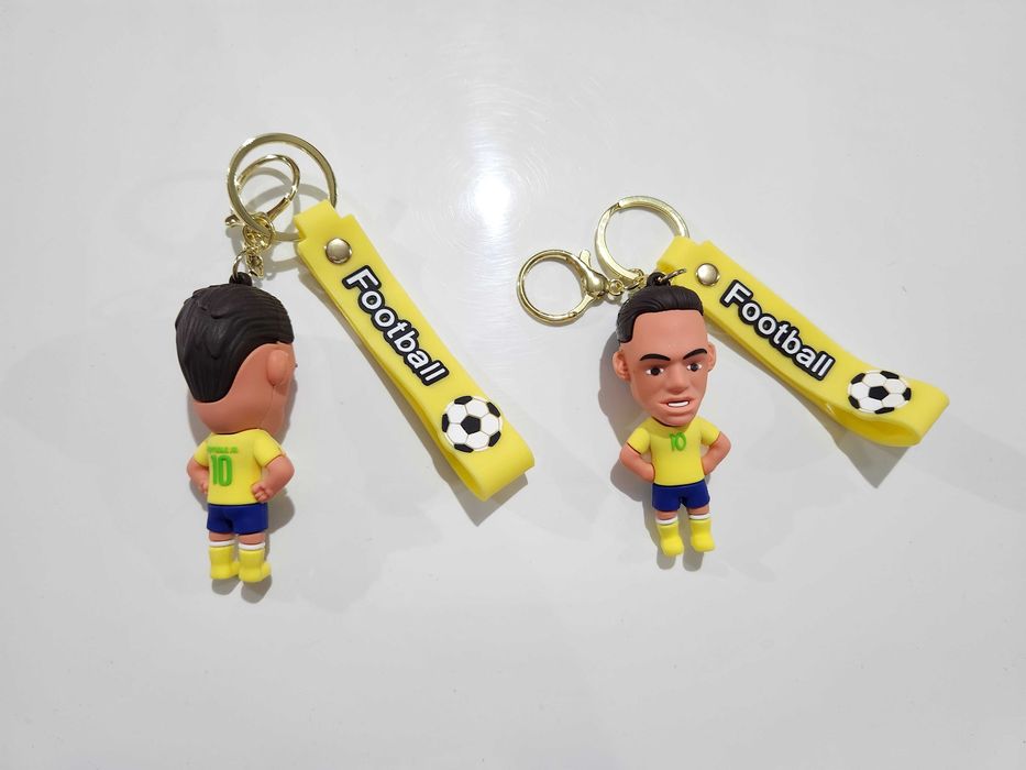 Футболни Ключодържатели Роналдо Меси Неймар Мбапе Фигурка с Ключ 12см