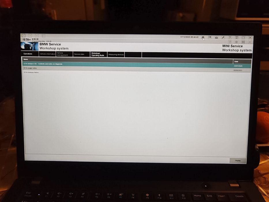 Laptop tester auto insta bmw