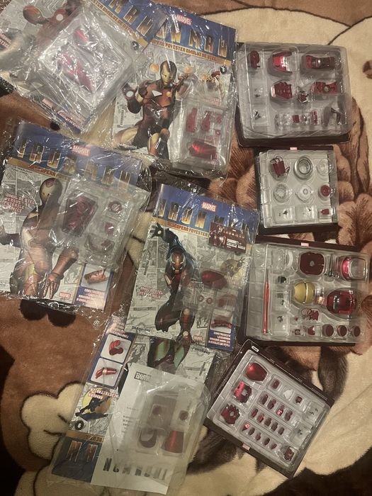 Iron Man DeAgostini Vol. 1-9 COMPLETE, piese sigilate, colecție Marvel / Preț Negociabil