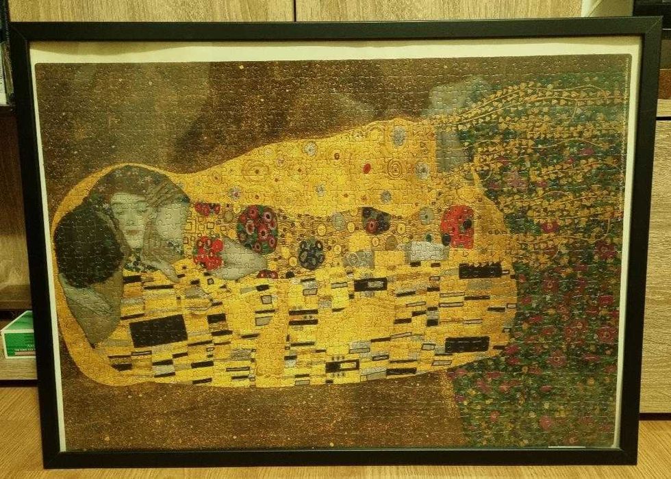 Vand puzzle inramat tablou - obiect decorativ
