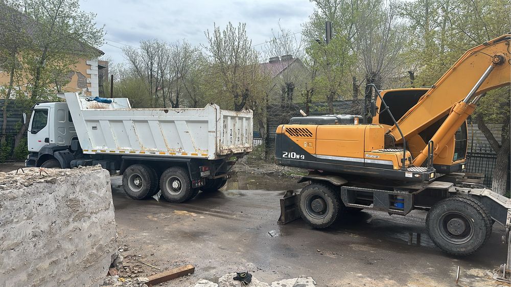 Экскаватор Услуги apенда кoлёcного экскаватoрa