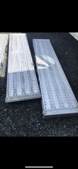 Rampe Aluminiu Trailer / Incarcare utilaje - 16-20-24-30-40 Tone
