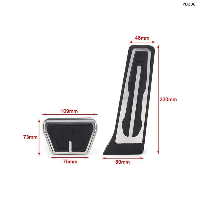 Алуминиеви спортни педали гума против хлъзгане BMW X1 X2 1 2 бмв х1 х2