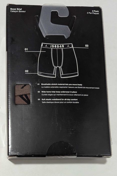 Nike Jordan Cotton Stretch boxer brief  слипове пакет от 2 броя от Сащ