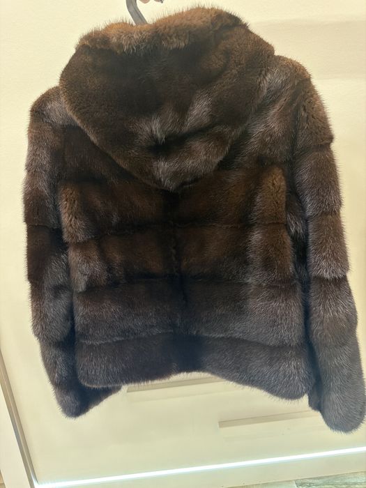 Шуба норковый коричневый