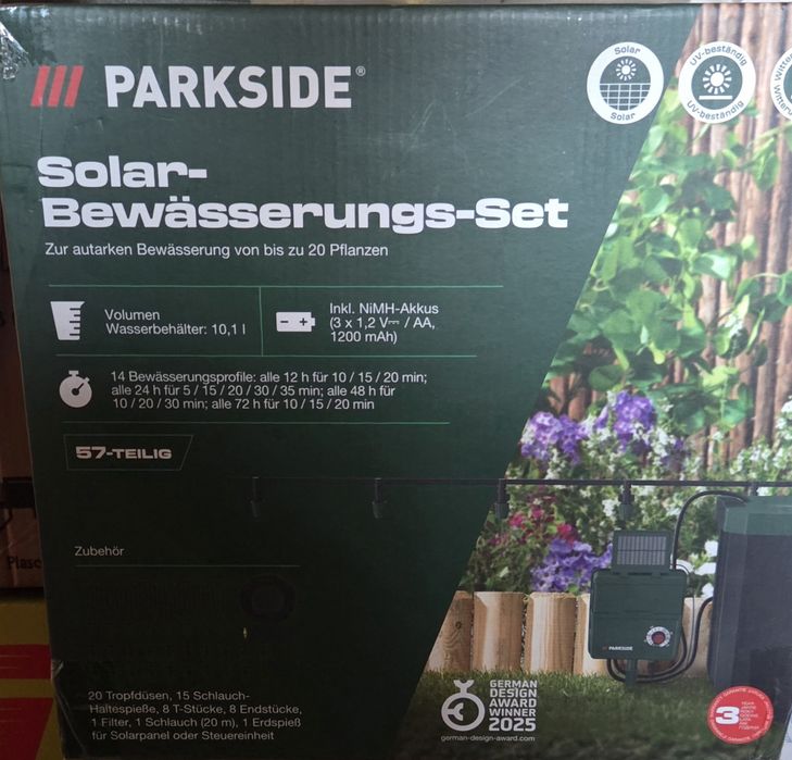 Set solar de irigare Parkside