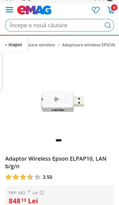 Adaptor WIFI pentru proiector Epson