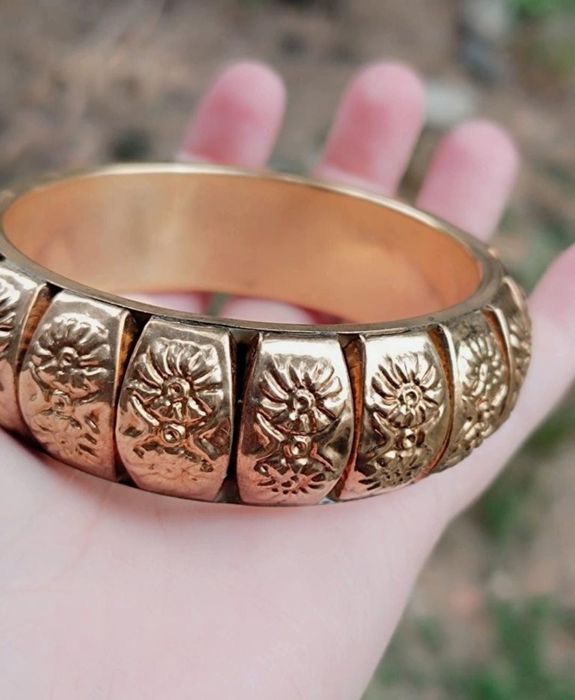 Veche bratara fixa din alama