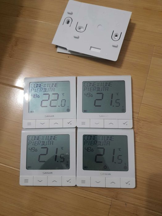 2  x Termostat digital wireless Salus SQ610RF, programabil