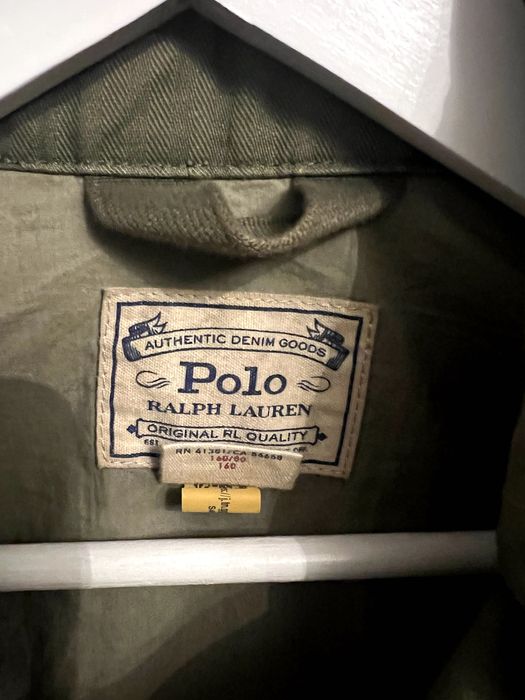 POLO RALPH LAUREN 160/80 - Jacheta PARKA - Olive Mountain