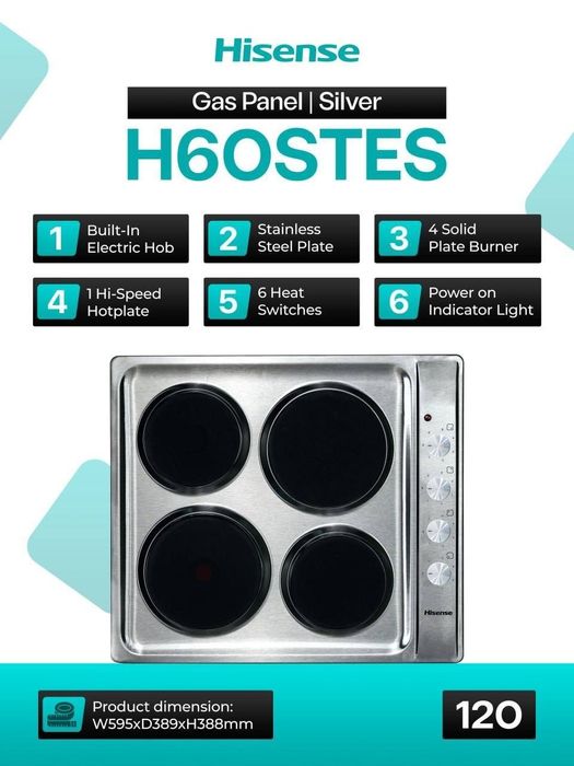 Электрическая варочная панель Hisense