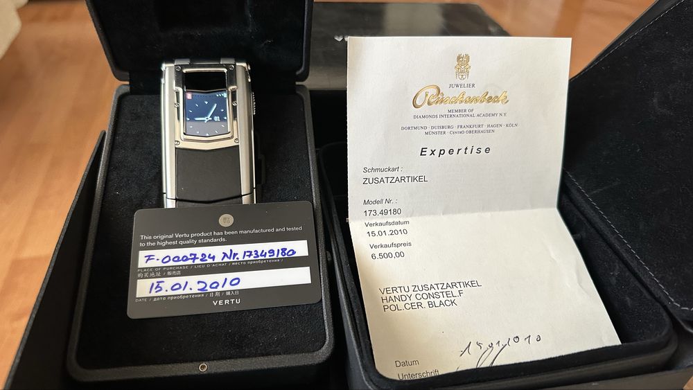 Vertu Ayxta Ceramic 100% original pachet complet