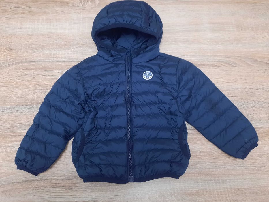 Geaca primavara matlasata cu gluga bebelus,North Salis, marimea 12luni