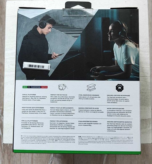 Новая игровая гарнитура SteelSeries Arctis 1 Series X Black в коробке