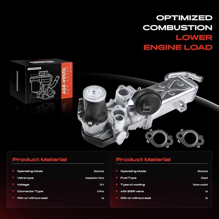 Răcitor supapă EGR Frankberg compatibil cu Audi , WV , Seat