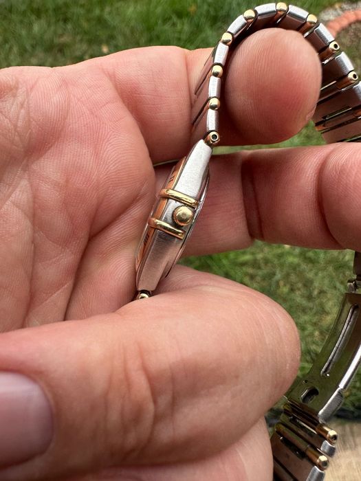 Омега дамски часовник 18к злато стомана. Omega constellation