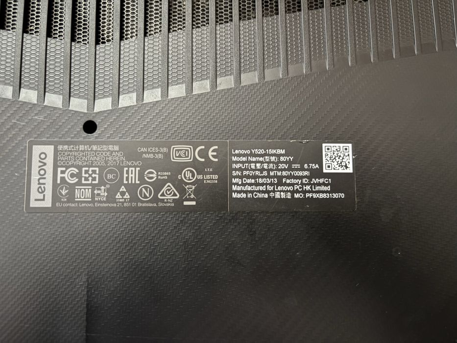 Lenovo Legion Y520
