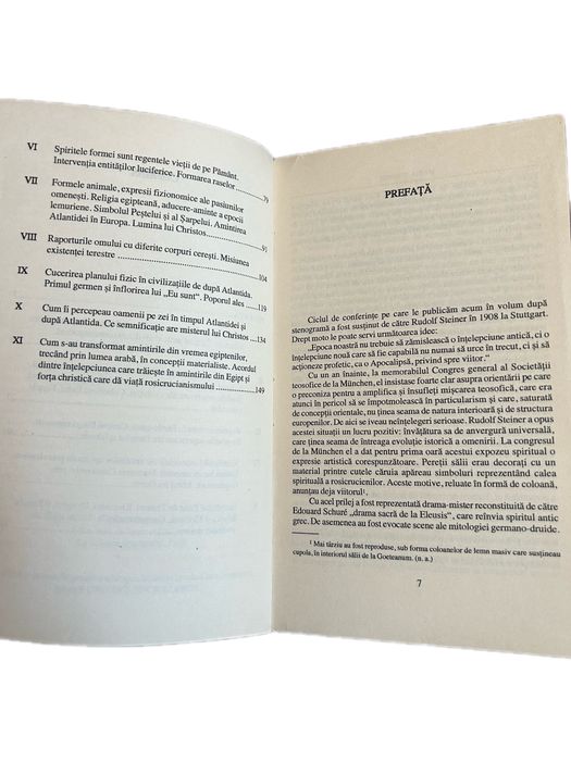 Carte Rudolf Steiner Universul Pământul și Omul Mitologia egipteană