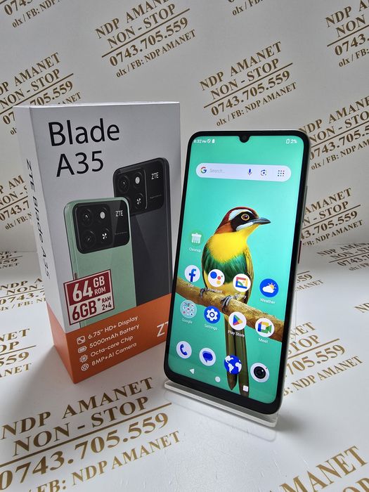NDP Amanet Buzoieni 16 Margeanului ZTE BLADE A35 ( 48981) 
Model: 
Mem
