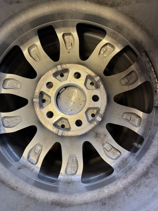 Super set Jante 5X112 + Anvelope Iarna 205/65 R16C Goodyear