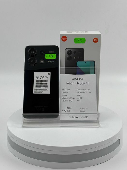 Xiaomi Redmi Note 13 128 GB Garantie 24 luni CashBox