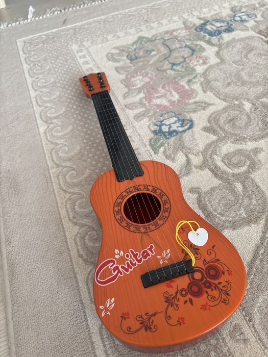 мини гитара 6 струнной