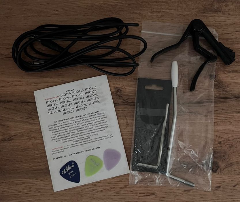Электрогитара stagg homage HEG310BK pack 2